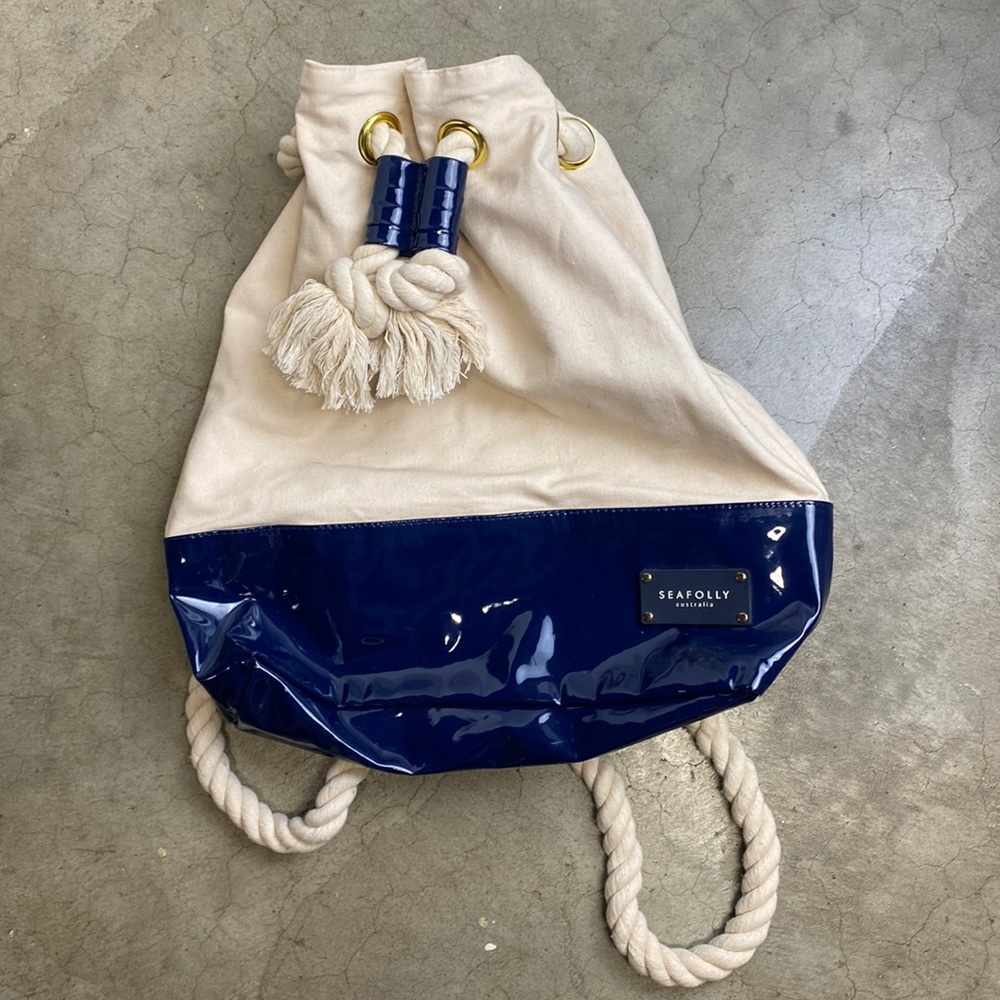 Seafolly Australia drawstring Tote Bag
